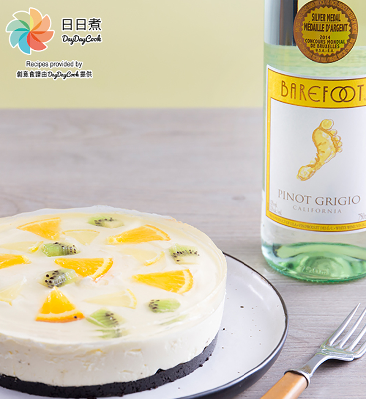 Summer White Wine Cheesecake Barefoot Wine & Bubbly